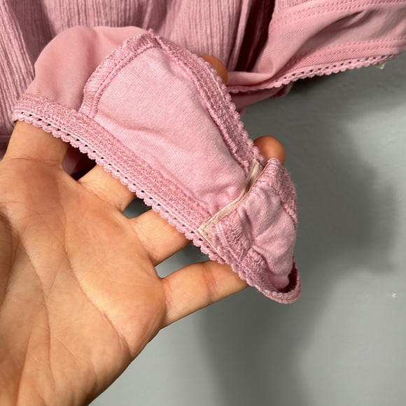 Free People Tops Nwt Free People Still The One Lace Trim Bodysuit size Large - Picture 9 of 16